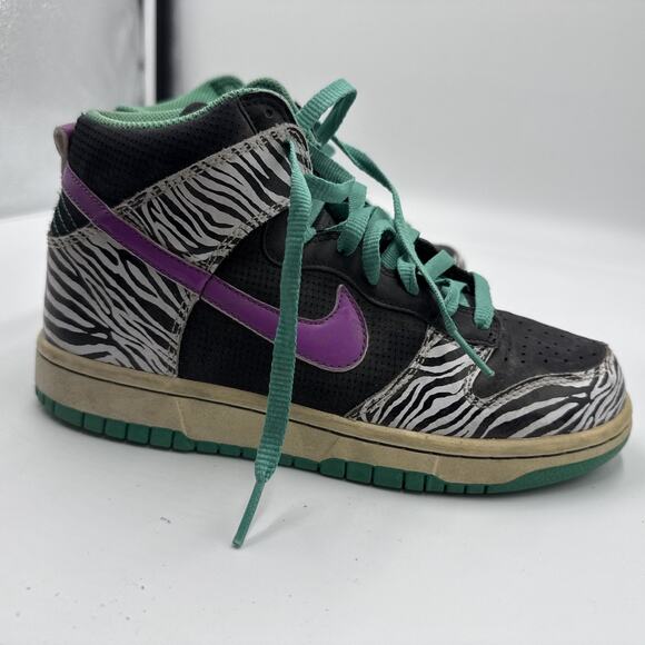 Size 7.5 - Nike Dunk 6.0 Premium High Liquid City Liberty Zebra Sky W Rare - Picture 6 of 7